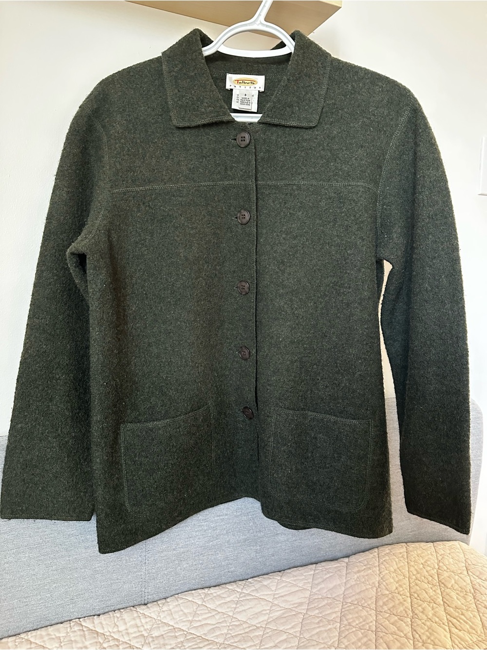 100% Wool Talbots Chore Coat